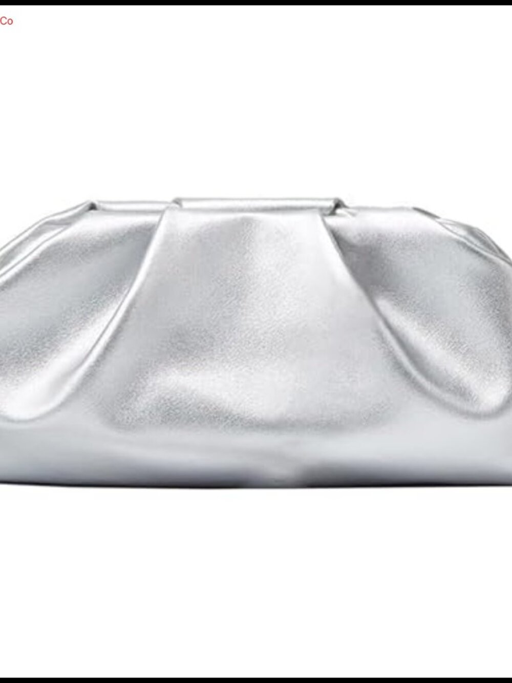 RUCHED SOFT PU LEATHER Clutch Purse Evening Bag Formal